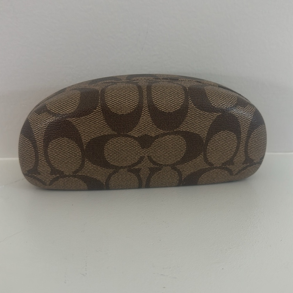Coach Brown Eyeglass Case